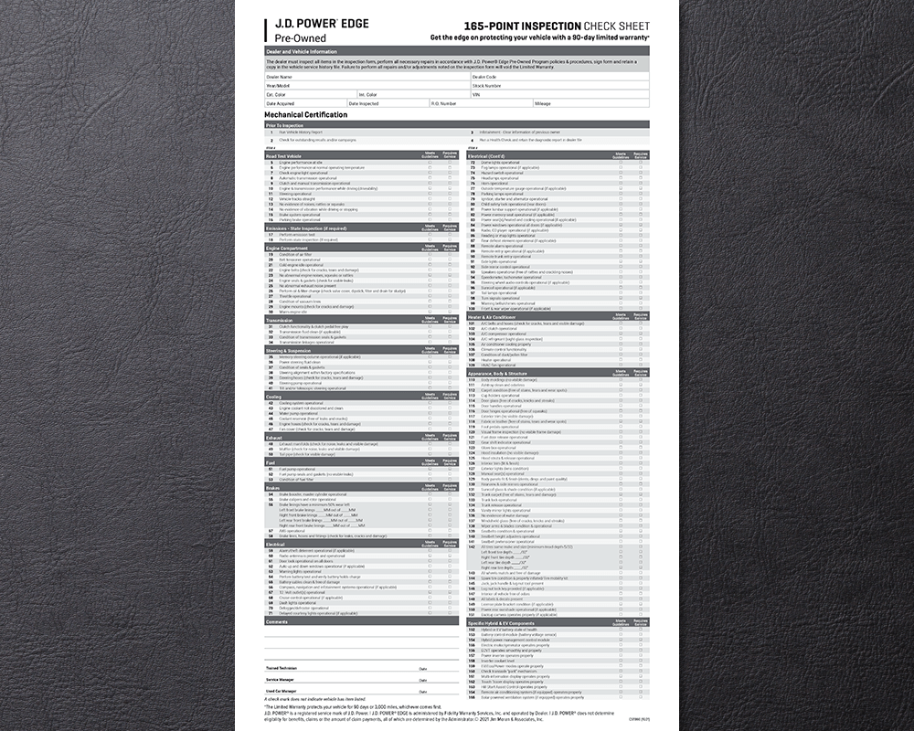 NY Inspection Sheet NY Inspection Sheet
